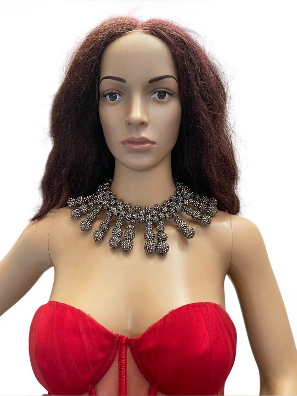 Zara mini sparkly choker statement necklace